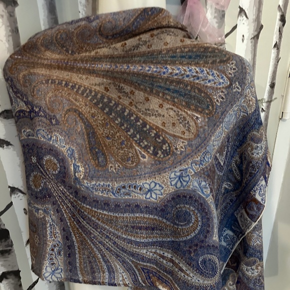 22 x 55 SOFT COLORS SILK BLEND SCARG - Picture 2 of 8